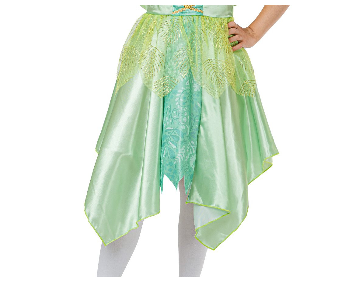 Role play-set for kids Green Fairy (dress, wings), size 110/120 cm